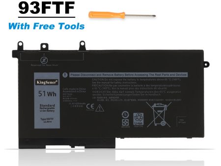 Kingsener 93FTF Laptop Battery Replacement For Dell 5480 5490 5580 5590 5495 5491 M3520 M3530 E5480 E5490 E5580 E5590 Discount