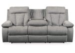 Mitchiner Reclining Sofa with Drop Down Table For Cheap