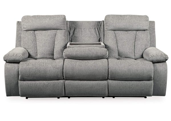 Mitchiner Reclining Sofa with Drop Down Table For Cheap