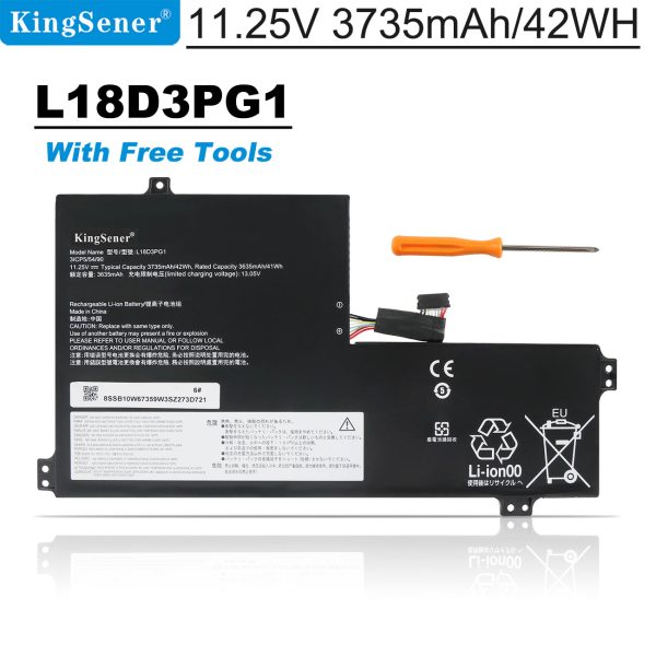 KingSener L18D3PG1 L17M3PB0 Laptop Battery For Lenovo 100E 300E 500E Chromebook 2nd Gen Online Sale