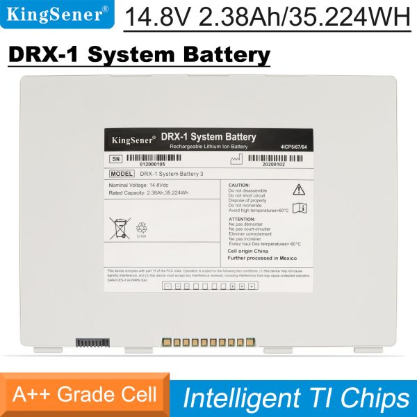 Replacement Battery For Carestream DRX-1 HPX-DR3543 14.8V 35.224Wh Online Hot Sale