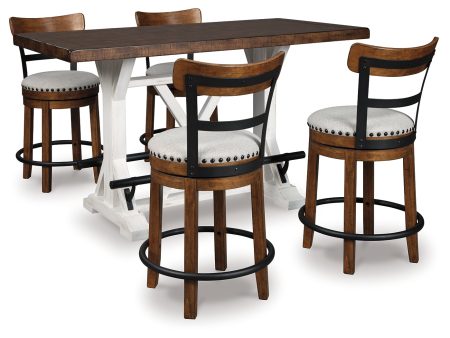 Valebeck 5-Piece Counter Height Dining Set Supply