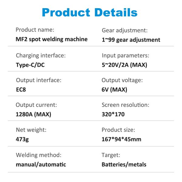 Farad capacitor MF2 spot welding machine battery cell transplantation tool, welding tool on Sale