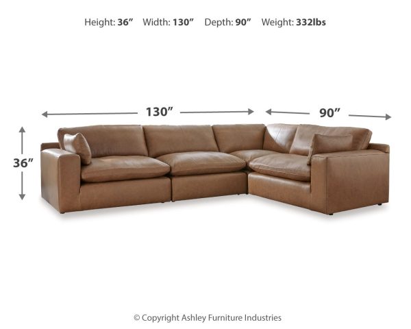 Emilia 4-Piece Sectional on Sale