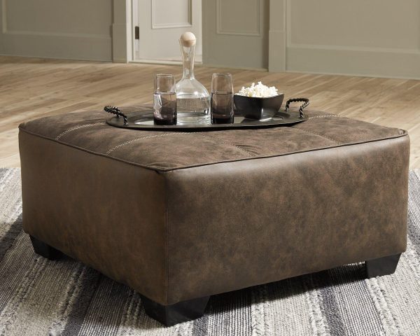 Abalone Oversized Accent Ottoman Hot on Sale