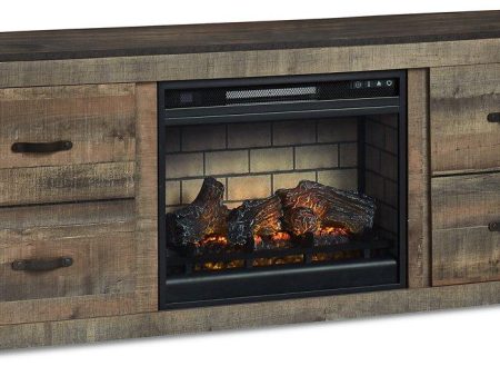 Trinell TV Stand with Electric Fireplace Discount