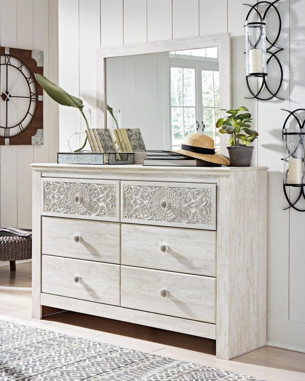 Paxberry Dresser and Mirror Online Hot Sale