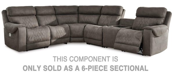 Hoopster 6-Piece Power Reclining Sectional Cheap