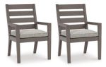 Hillside Barn Outdoor Dining Arm Chair (Set of 2) For Cheap