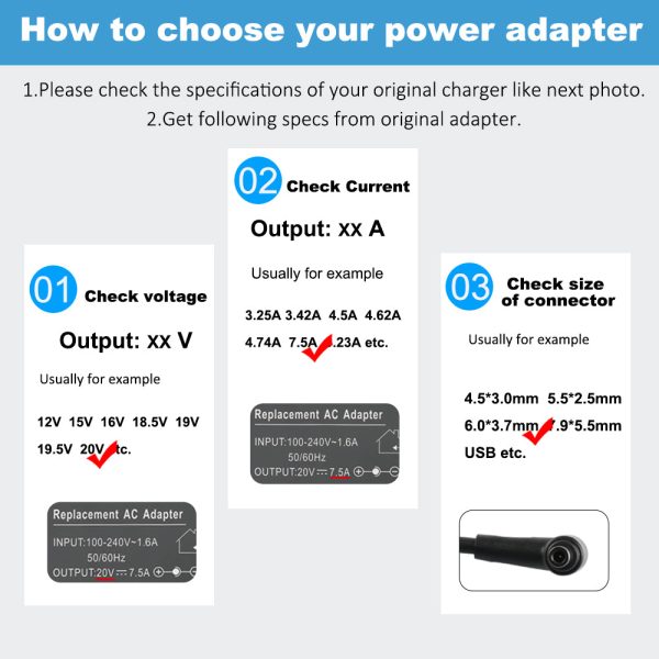 20V 7.5A 150W 6.0X3.7mm AC Adapter For ASUS ROG G531GT For Scar III For Strix G15 Series Supply