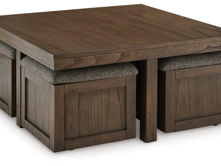 Boardernest Coffee Table with 4 Stools Online