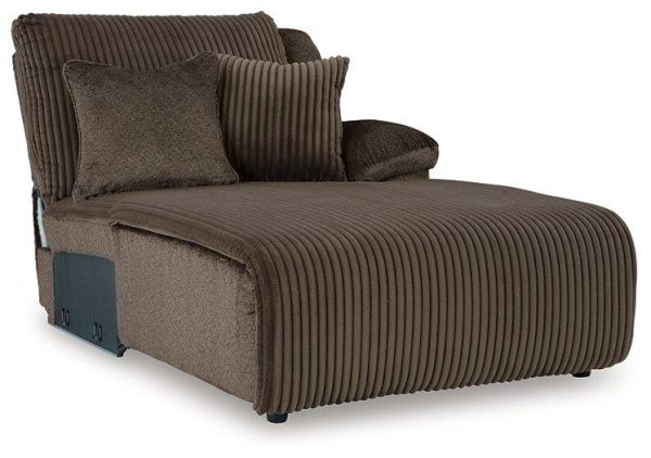 Top Tier Reclining Sectional with Chaise For Sale