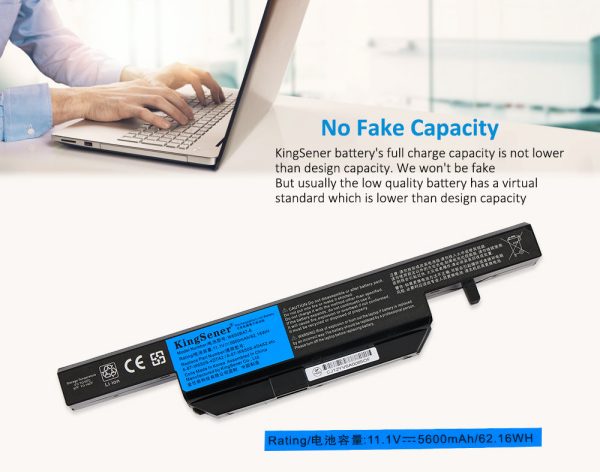 KingSener W650BAT-6 Laptop Battery for Hasee K610C K650D K750D K570N K710C K590C K750D G150SG G150S G150TC G150MG W650S For Sale