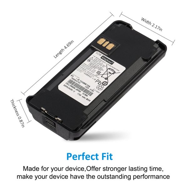 For Motorola PMNN4476A Li-Ion Replacement Battery 1750mAh CP185 CP261 DEP250 DP540 EP350MX Cheap