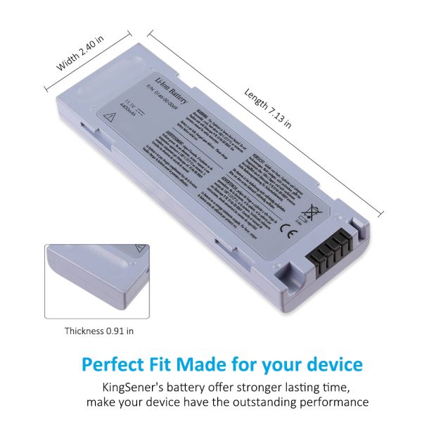 KingSener 0146-00-0069 Li-ion Battery For Mindray Accutorr V Accutorr Plus PM7000 PM8000  PM9000 DPM3 DPM4 DPM5 M05-010001-06 Online now