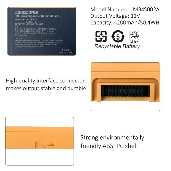 LM34S002A Replacement Battery For Mindray AED defibrillator C1 C2 C1A C2A S1 S2 Series Fashion