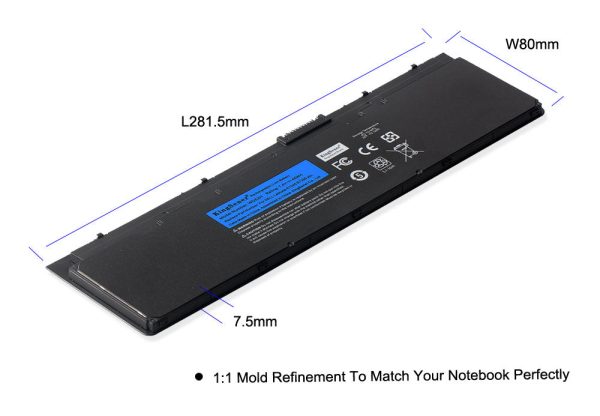 KingSener WD52H VFV59 New Laptop Battery For DELL Latitude E7240 E7250 W57CV 0W57CV GVD76 VFV59 battery 7.4V 45WH For Cheap