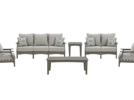 Visola Outdoor Sofa and Loveseat Set Fashion