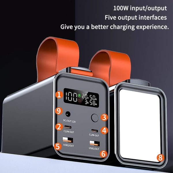 Power Bank 60000mAh 100W Super Fast Charging For Laptop Notebook Powerbank PD Two Way Fast Charge For iPhone iPad Samsung Xiaomi Discount