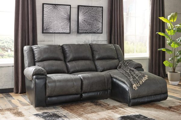 Nantahala 3-Piece Reclining Sectional with Chaise on Sale