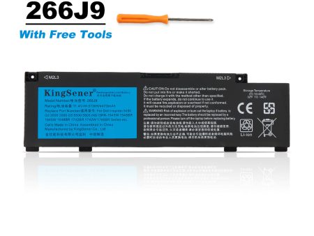 Kingsener  266J9 Laptop Battery Replacement For Dell Inspiron 14 5490 G3 15 3590 3500 G5 15 5500 5505 11.4V 51WH Online now