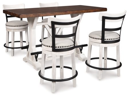 Valebeck 5-Piece Counter Height Dining Set on Sale