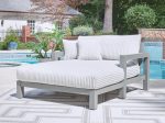 Hurley Park Outdoor Chaise Lounge with Cushion Hot on Sale