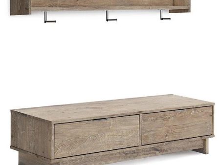 Oliah Bench with Coat Rack on Sale