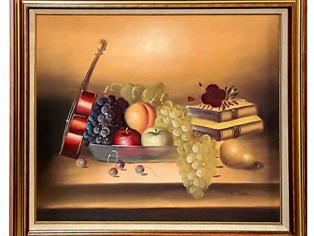 Frank Lean Original Still Life Oil Painting Hot on Sale