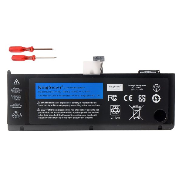 KingSener A1382 Laptop Battery for Apple MacBook Pro 15 inch A1286 2011 2012 Version MC721 MC723 MC847 MD318 MD322 MD103 MD104 Sale