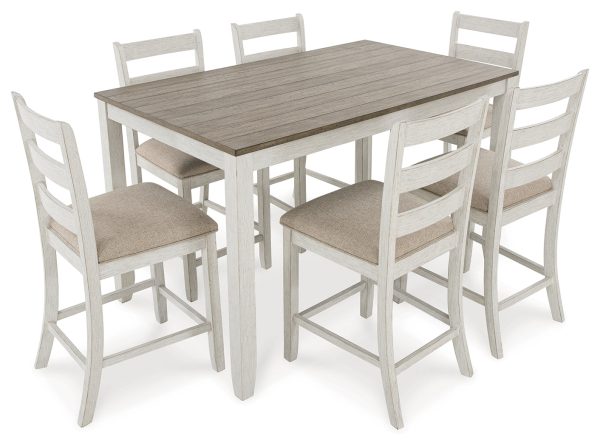 Skempton Counter Height Dining Table and Bar Stools (Set of 7) Online Sale