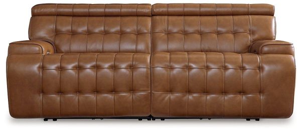 Temmpton Power Reclining Sectional Loveseat on Sale