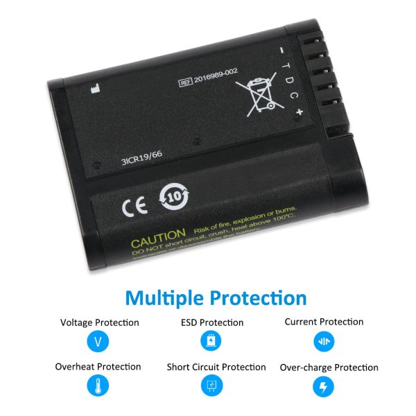 2016989-002 DR203 Battery Replacement For  Ge Mini Dash-Solar 8000I Patient Monitor 2031069-003  6291-A B11811 8388 8387-R Fashion