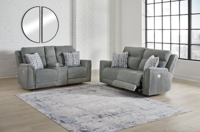 Overflow Reclining Sofa and Loveseat Supply