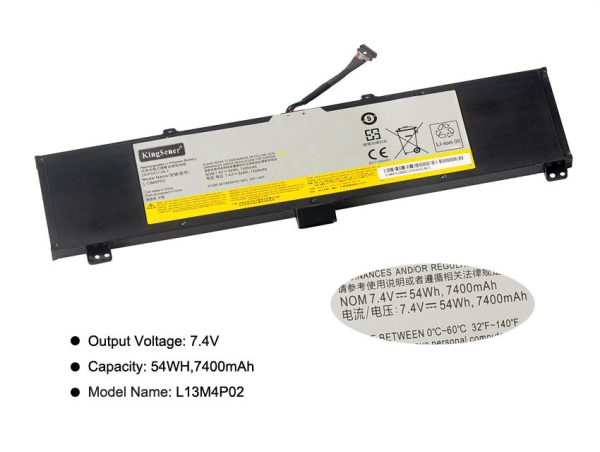 KingSener 7.4V 54WH L13M4P02 L13N4P01 Laptop Battery For Lenovo Y50-70 Y70-70 Y70 Y50P-70 121500250 Tablet PC 7400mAh Discount