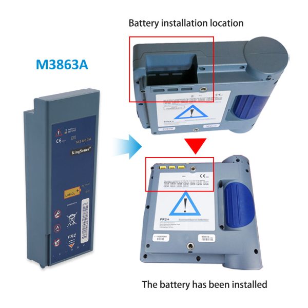 M3863A M3863A-146144 For Philips HeartStart FR2 Defibrillator Battery Fashion