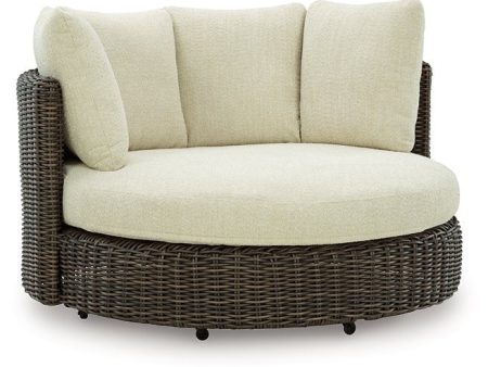 Kimora Outdoor Swivel Lounge Chair with Cushion Online Hot Sale