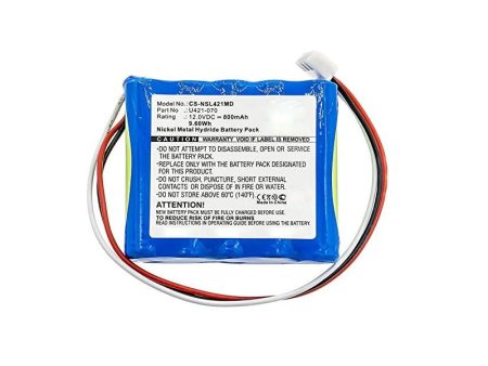 Battery Replacement For NSK EndoMate DT Endo-Mate DT U421-070 (800mAh 12.0V) X-SMARTU421-070 Supply