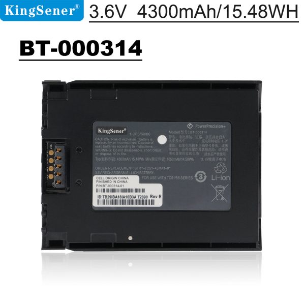 BT-000314 Replacement Battery For Zebra TC51 TC510 TC56 3.6V 15.48WH For Discount