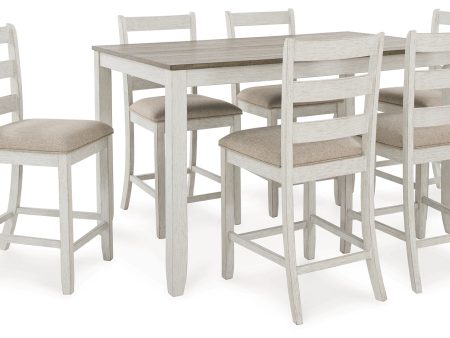 Skempton Counter Height Dining Table and Bar Stools (Set of 7) Online Sale