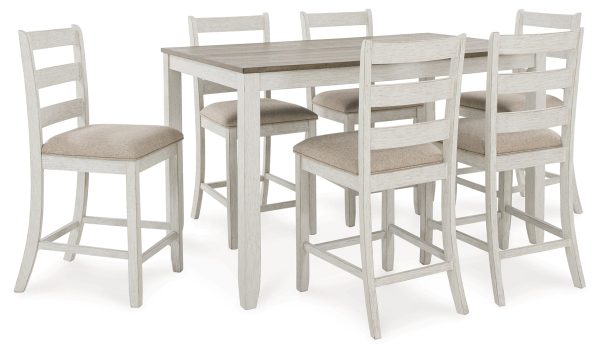 Skempton Counter Height Dining Table and Bar Stools (Set of 7) Online Sale