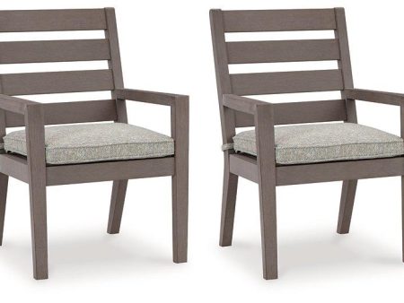 Hillside Barn Outdoor Dining Arm Chair (Set of 2) For Cheap