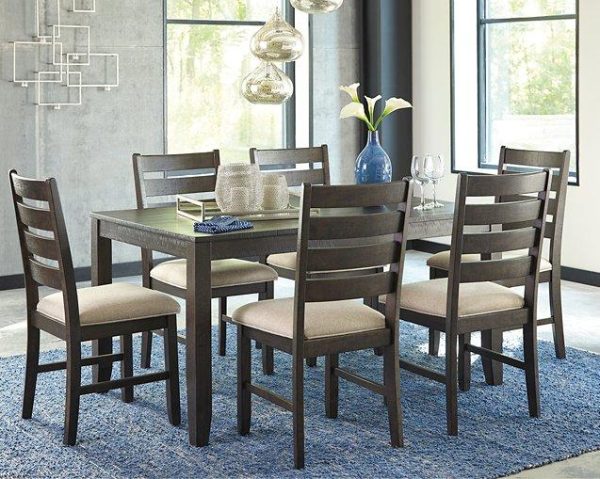 Rokane Dining Table and Chairs (Set of 7) Online