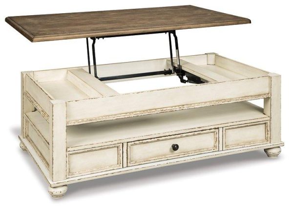 Realyn Coffee Table with Lift Top Hot on Sale