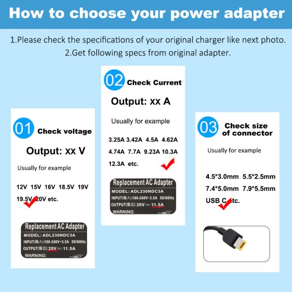 20V 11.5A 230W USB Type-C AC Adapter For Lenovo Yoga A940, For Y9000K Y520-15 Series Supply