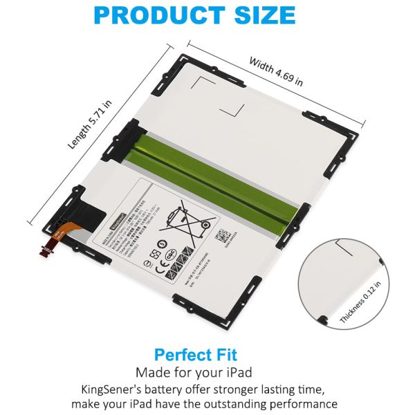 Tablet Batteries For Samsung Battery For Galaxy Tab A 10.1 2016 T585C BT580 SM-T585 EB-BT585ABE EB-BT585ABA 7300mAh Online Hot Sale