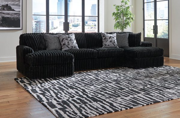 Midnight-Madness Sectional with Chaise Online Sale