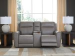 5Z-Comfort Power Reclining Loveseat with Console Supply