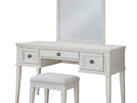 Robbinsdale Mirrored Vanity with Bench For Discount