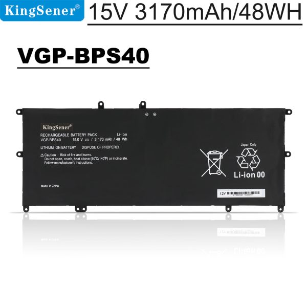 KingSener VGP-BPS40 Laptop Battery For SONY Vaio Flip 14A SVF14N SVF14NA1UL 15A SVF15N17CXB SVF15N18PXB SVF15N28PXB Ultrabook For Cheap